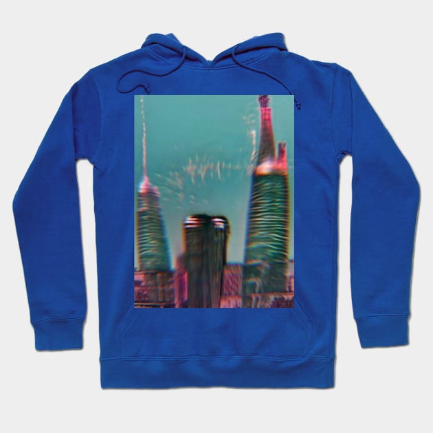 Blue Painting Hoodie by Pixy Official